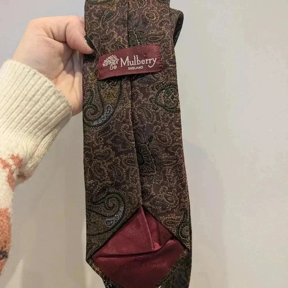 Vintage mulberry men's tie - Picture 5 of 6
